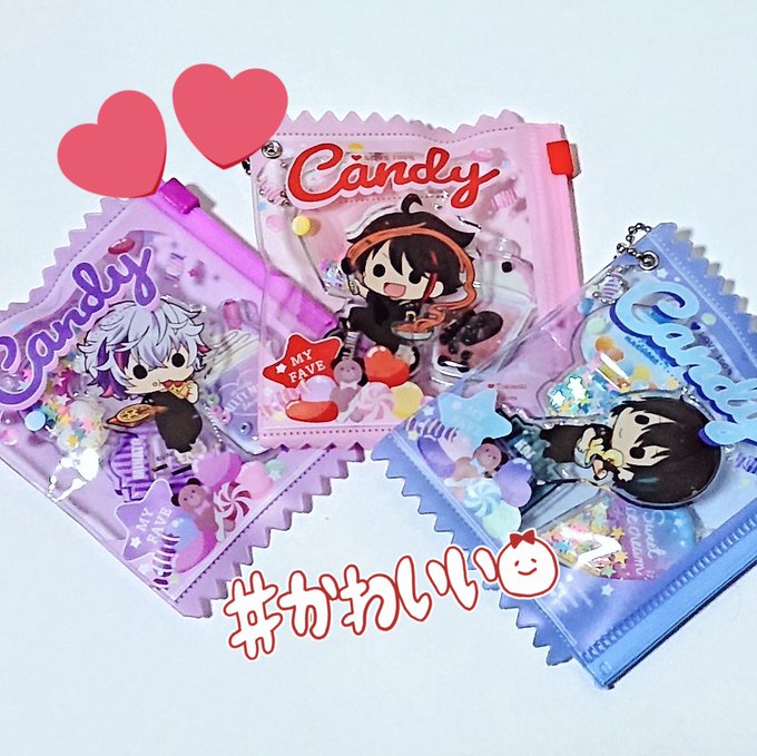 100均のやつでつめつめした めちゃくちゃーにかわいい