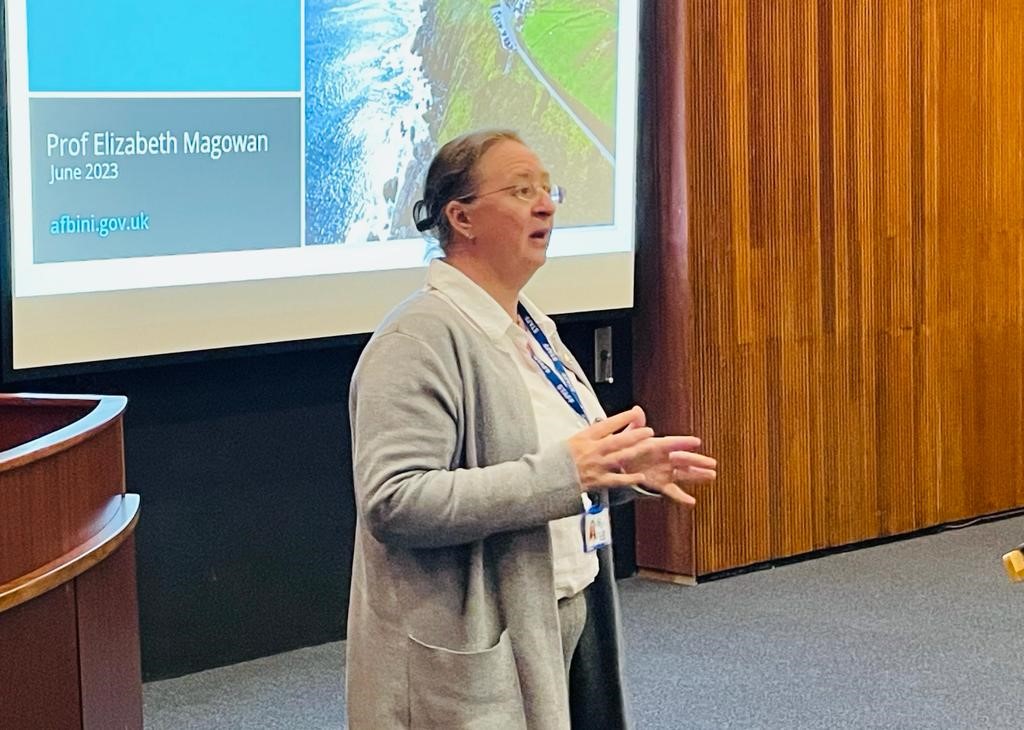 Prof Elizabeth Magowan, AFBI Director welcomes #IPSAM2023 delegates to <a href="/AFBI_NI/">AFBI</a> and looks forward to today’s Day Two programme of events.  If you missed Day One <a href="/QUBelfast/">Queen's University Belfast 🎓</a> hosted by <a href="/QUBIGFS/">IGFS</a> and <a href="/QUBbioscience/">School of Biological Sciences</a> some images from the day bit.ly/3PAEFxx #AFBIScience