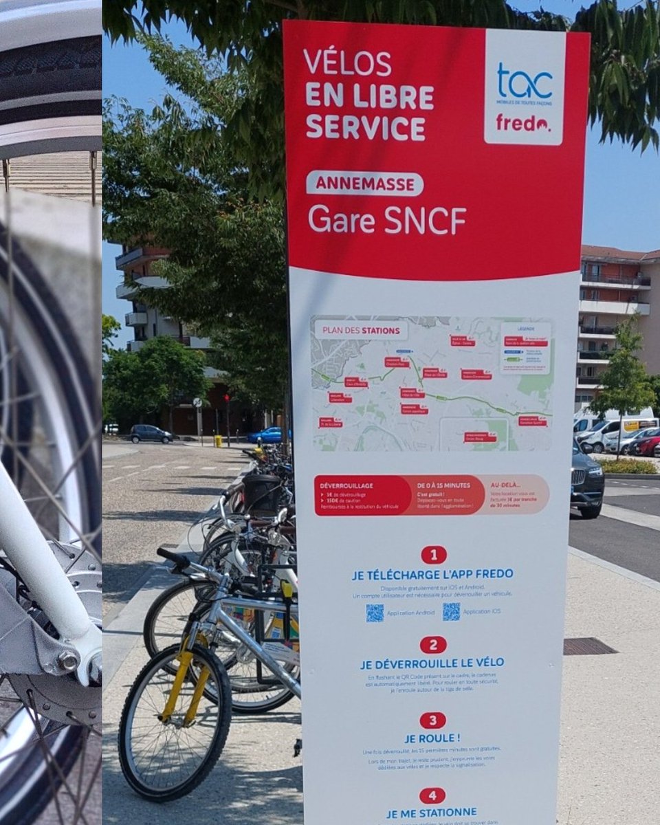 À vous les petits trajets à vélo sur l'agglo avec Fredo 🚲💨 30 vélos sont accessibles en location libre-service 24h/24 et 7j/7 sur 5 communes du territoire. Plus d'infos annemasse-agglo.fr/infos-et-loisi…

@TACmobilites