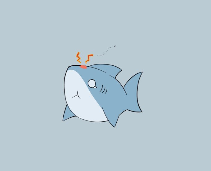 「灰色の背景 鮫」のTwitter画像/イラスト(人気順)