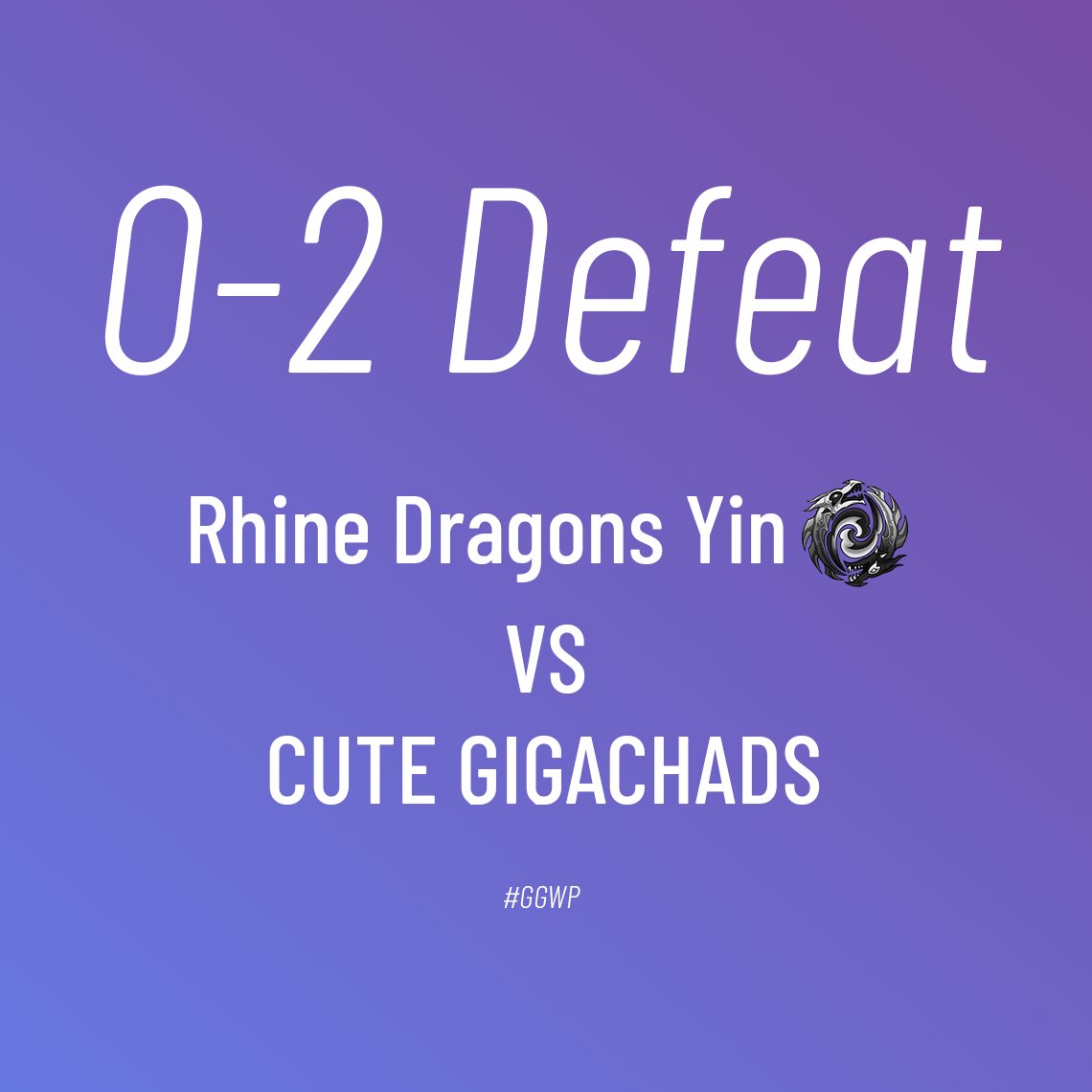 GGWP
Tough loss for Rhine Dragons Yin yesterday against Cute Gigachads, with a 0-2 scoreline. 💔
The team will regroup, while waiting to face their opponents in the relegation matches🐉
#Esports #GamingCommunity #Valorant #Uniliga #RDY
