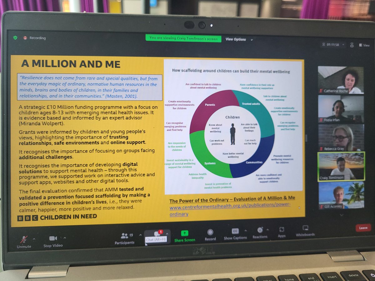 Finally convening my first @ACFoundations Mental Health Network session to talk through mental issues in children and young people. Thank you to all the contributing speakers.