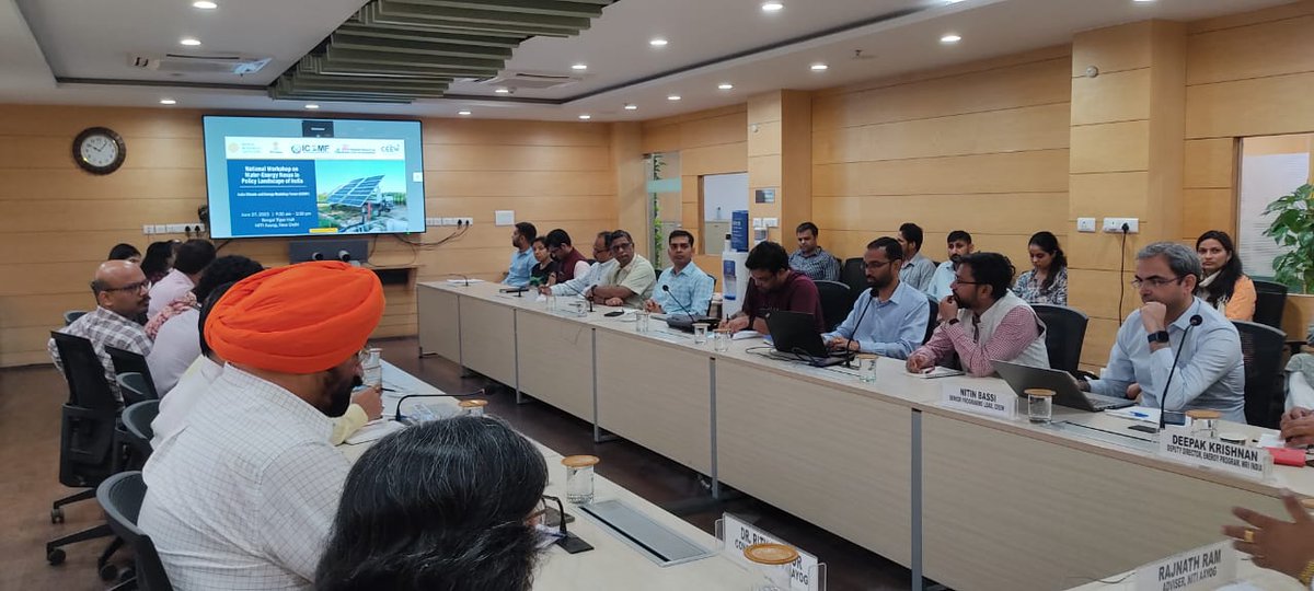 NITIAayog's tweet photo. The workshop under #ICEMF witnessed participation from the states of #Punjab, #MadhyaPradesh and #Chhattisgarh. @MoJSDoWRRDGR, @mnreindia, @CGWB_CHQ, @teriin and @ncaer among others also participated. https://t.co/6qE8Yqt4gX