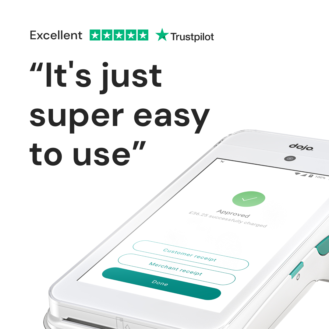OctoPOS_Sales's tweet photo. Dojo card machines are easy peasy. 
That means minimal staff training and fuss-free transactions. So it couldn't be easier for you and your teams. Contact us for more info about our partner Dojo. https://t.co/Z9z12JybMf