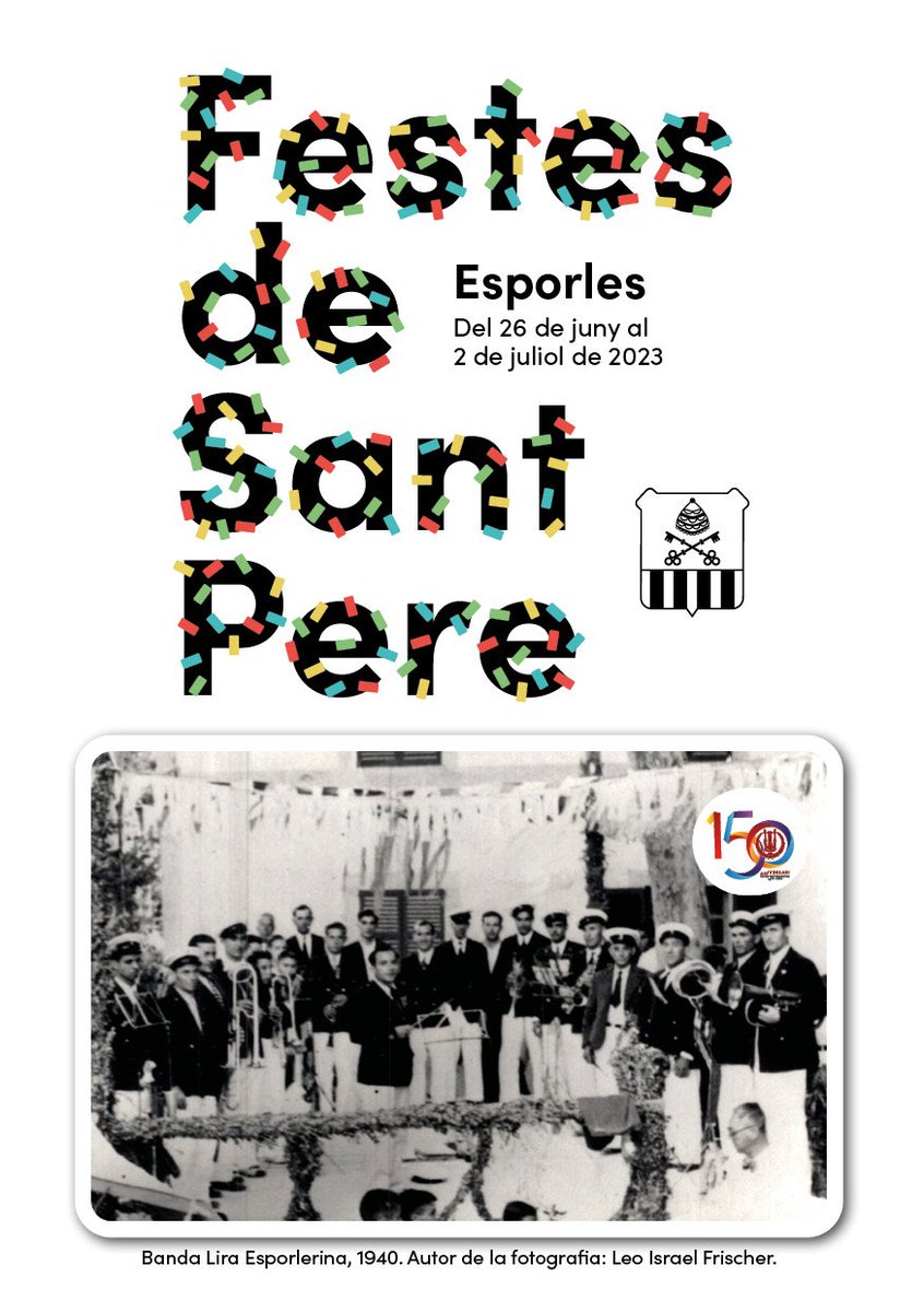 perepanera's tweet photo. M'havia passat per alt, però és un detallàs. La fotografia que il·lustra la portada del programa de les festes de Sant Pere (@AjEsporles) és obra de... LEO FRISCHER! Quin home! Deu mesos d'estada a Esporles i una empremta excepcional. https://t.co/4Zx2Utp9iT