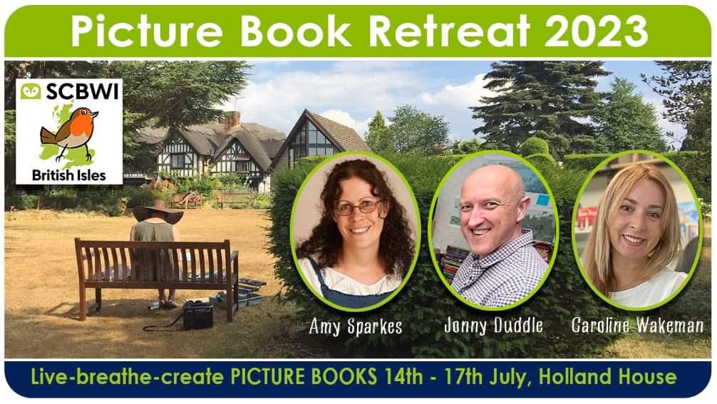 Countdown to Picture Book retreat! Live - breathe - discuss - dissect - create &amp; enjoy PICTURE BOOKS over a luxurious 4 day weekend.
<a href="/SCBWI_BI/">SCBWI British Isles</a>  <a href="/SCBWI_illustrat/">SCBWI Illustrators</a> #picbookretreat23 #kidsbooks <a href="/HollandHRetreat/">Holland House Retreat</a> @CWLAgency <a href="/JonnyDuddleDum/">Jonny Duddle</a> <a href="/AmySparkes/">Amy Sparkles</a>