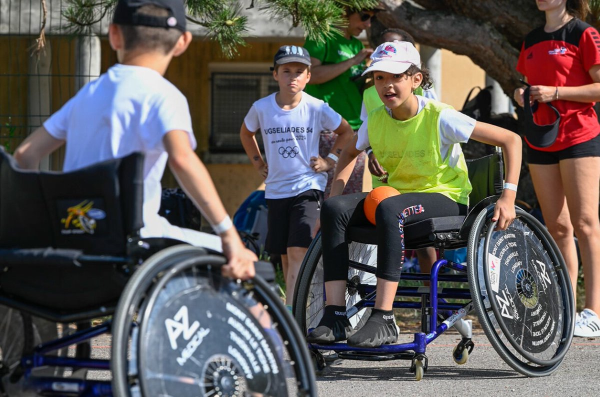 UGSELGrandEst's tweet photo. Les Ugseliades de l'UGSEL54. Une action qui prend une nouvelle dimension vers @Paris2024 pour changer le regard sur le handicap.
@LaurentHoppe @pepanier @Departement54 @regiongrandest @AdriDeprez @RaphLeclerc @partagetonsport @Emmline14 @Franck_LEROY_ @FFHandisport @ckhirounicd54 https://t.co/52pp0p8wCa