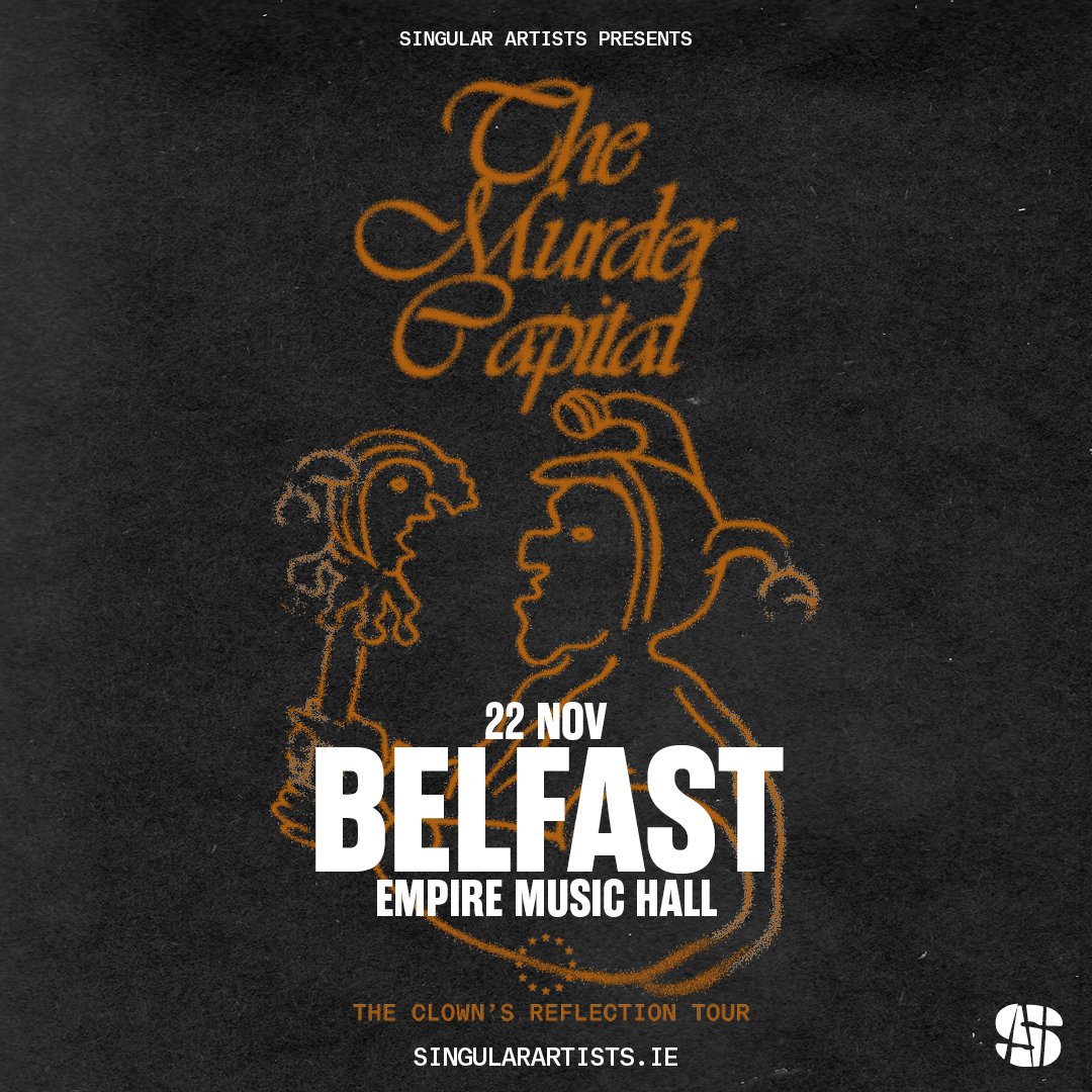 Belfast Empire (@belfastempire) on Twitter photo Fresh from a class show at Glastonbury, <a href="/MurderCapital_/">The Murder Capital</a> will be playing their biggest Belfast headline to date in the Empire Music Hall on November 22nd.
Tickets on sale this Friday from 10am. Fresh from a class show at Glastonbury, <a href="/MurderCapital_/">The Murder Capital</a> will be playing their biggest Belfast headline to date in the Empire Music Hall on November 22nd.
Tickets on sale this Friday from 10am.