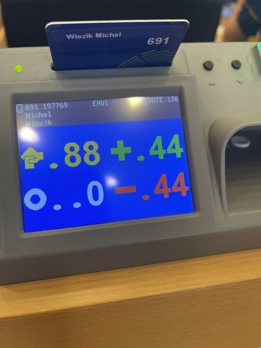 Today in #ENVI, not a big surprise, but a huge loss for #NatureRestorationLaw and #EuropeanGreenDeal coherence.