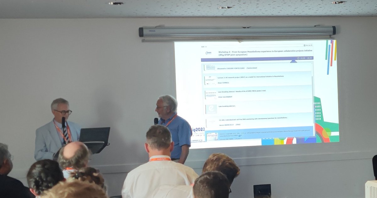 Promising results with #microRNA miR-132-3p as strong predictive #biomarker in #VEGF pathway #mesothelioma #bevacizumab
Bio-MAPS trial by @gzalcman
@imig2023 #IMIG2023