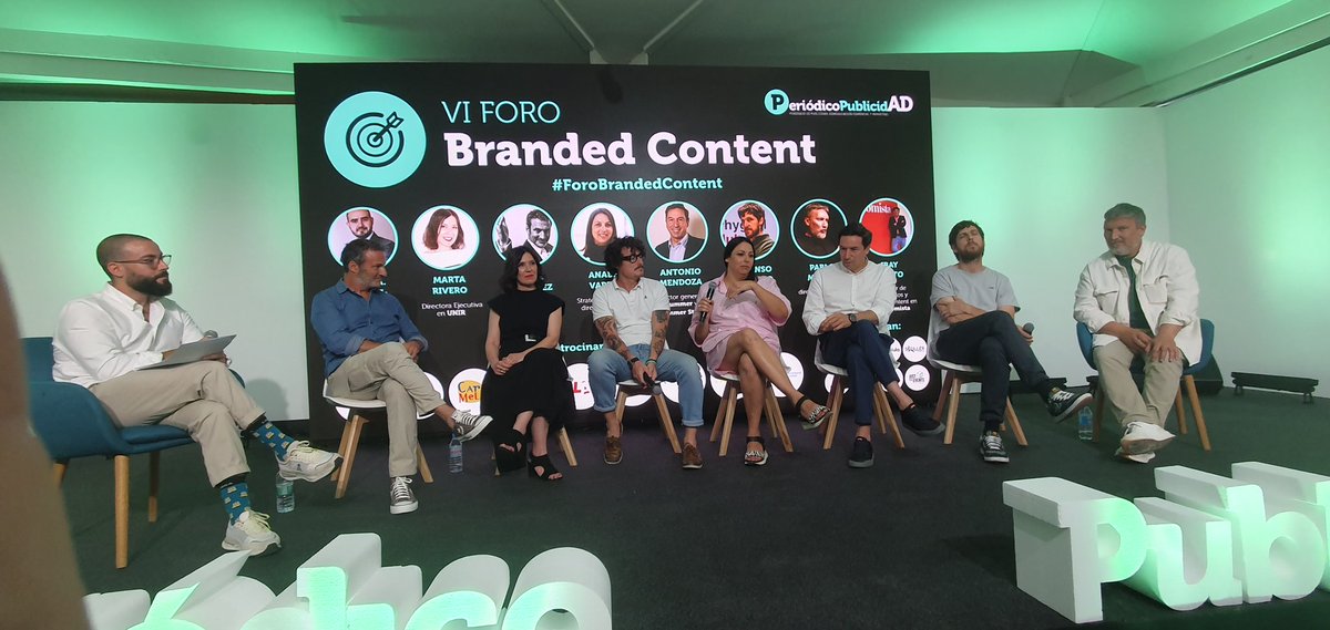 Gran debate final en el #ForoBrandedContent de <a href="/PdelaPublicidad/">Periódico PublicidAD</a>. Participa Anabel Varela, Strategy &amp; Growth Director de @CrafSpain, la agencia de producción creativa de nuestro grupo.