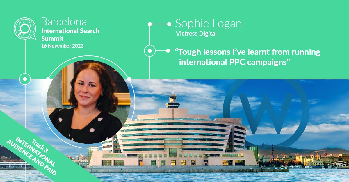 Our Head of Paid Media, @marketingsoph, will be speaking at the @WebCertain International Search Summit in November!

For more information about #IntSS and to book your ticket, head over to: 

webcertain.com/international-…

#SearchMarketing #InternationalSearchSummit