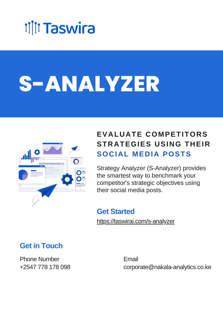 Introducing S-Analyzer! Uncover your competitors' strategic objectives like never before.🎯Analyze their social media posts with precision and gain a competitive edge. Stay ahead of the game with our smart benchmarking tool. taswirai.com/s-analyzer
#StrategyAnalyzer #competitive