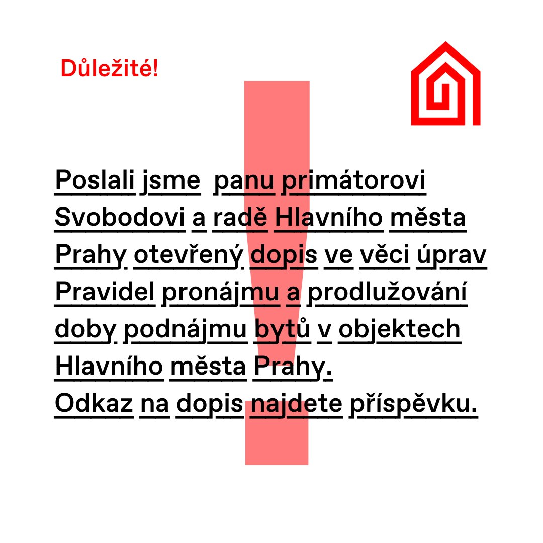 Platforma pro sociální bydlení tweet media