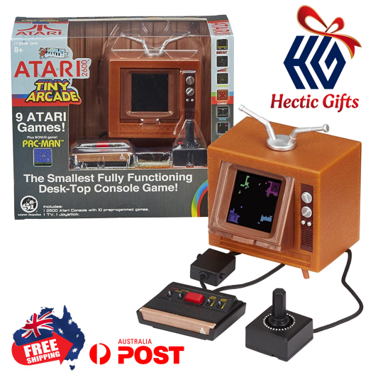 NEW- World's Smallest Tiny Arcade Atari 2600 with 10 Classic Arcade Games Inc

ow.ly/WAfz50OXPIK

#New #HecticGifts #SuperImpulse #SI #WorldsSmallest  #Atari2600 #Classic #ArcadeGames #Pacman #ReallyWorks #Collectible #Minature #FreeShipping #AustraliaWide #FastShipping