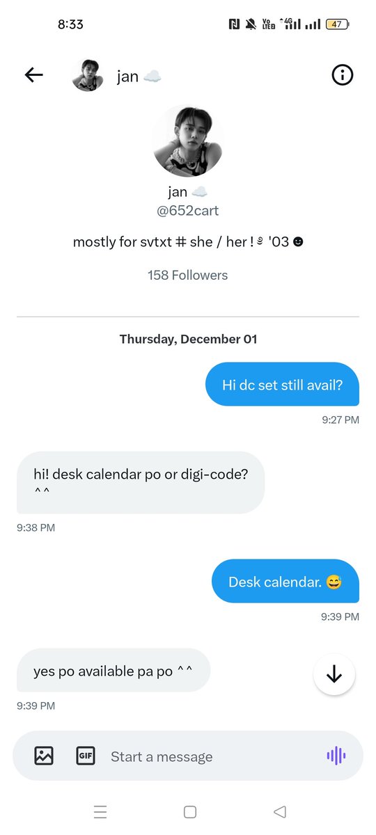 Mhaan_07's tweet photo. BEWARE || SCAMMER PH ‼️‼️‼️
we've been scammed‼️‼️‼️

PLEASE DO NOT INTERACT WITH @652cart // JAN PAULINE NATIVIDAD on her fb account. Studies at STI DASMA. And I'm assuming she's also from CAVITE. https://t.co/h6KrSLe9KR