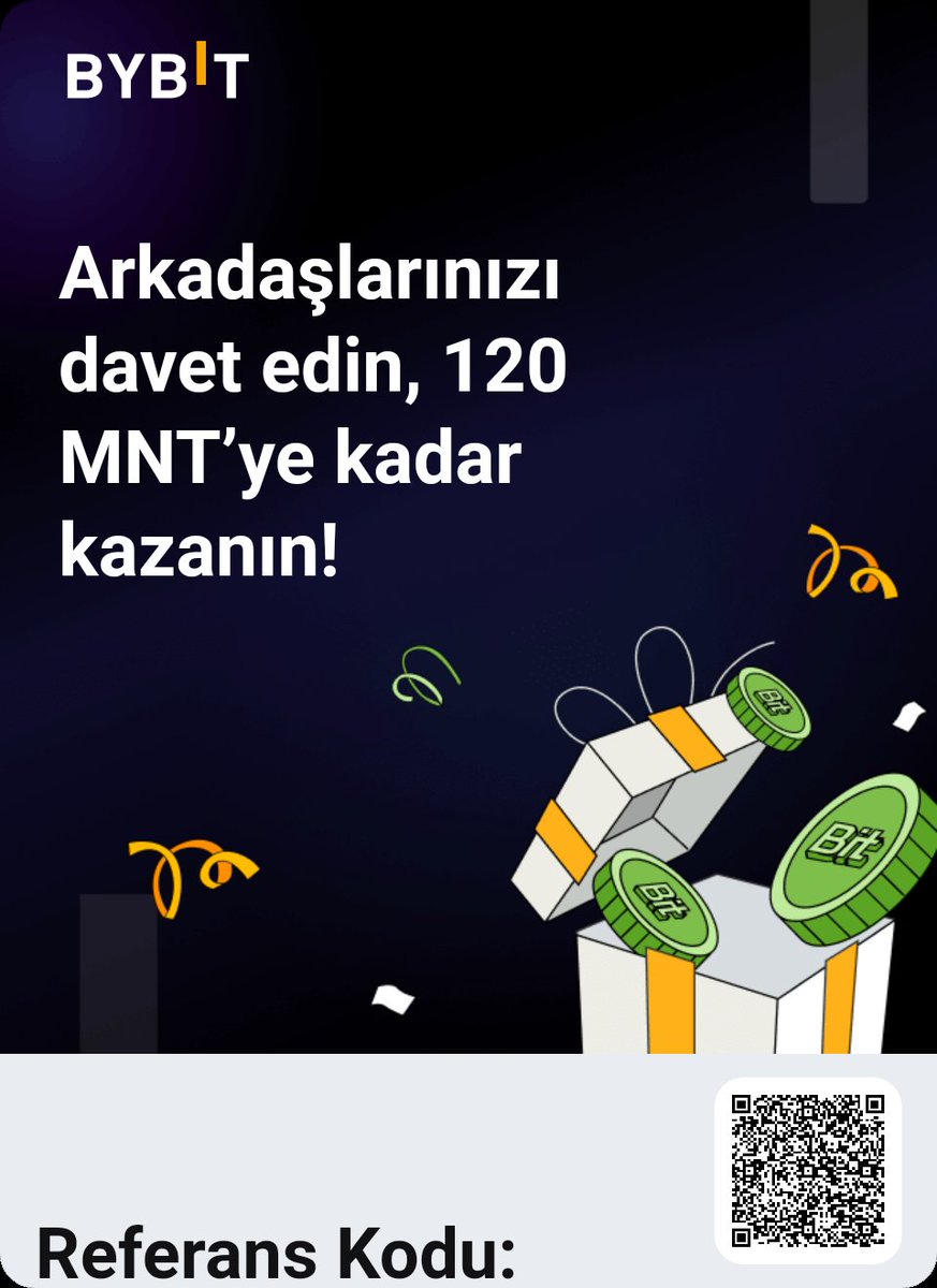 Bu Launchpad erkinliğine katılarak benimle birlikte Bybit’te gelecek vadeden projelerin tokenlerine erkenden erişim hakkı kazan! Buraya Tıkla: bybit.com/tr-TR/trade/sp…
bybit.com/tr-TR/trade/sp…