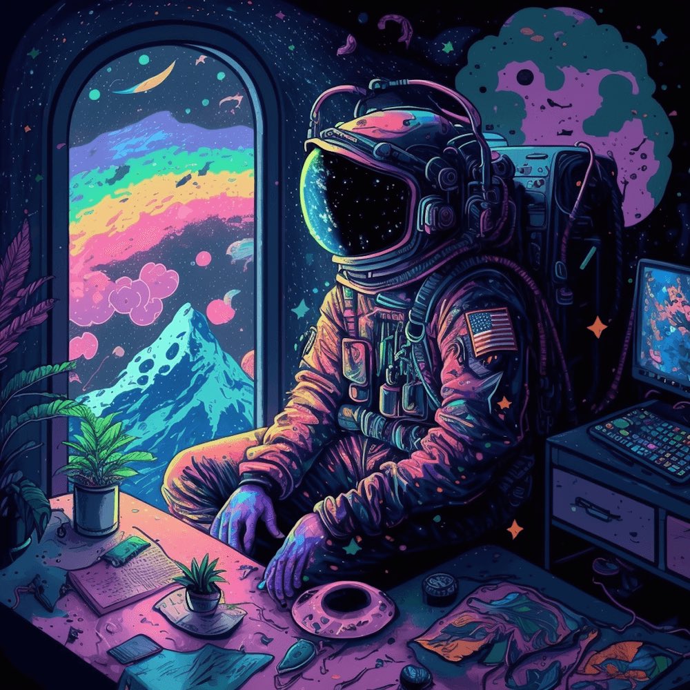 serene π«¦ππ (@girlfrancessg) on Twitter photo No. 840 of <a href="/TinasFantasy/">Little Tina</a> Phase 2 collection. A generative art collection. Alternate title: βJust sitting out here in Space.β No. 840 of <a href="/TinasFantasy/">Little Tina</a> Phase 2 collection. A generative art collection. Alternate title: βJust sitting out here in Space.β