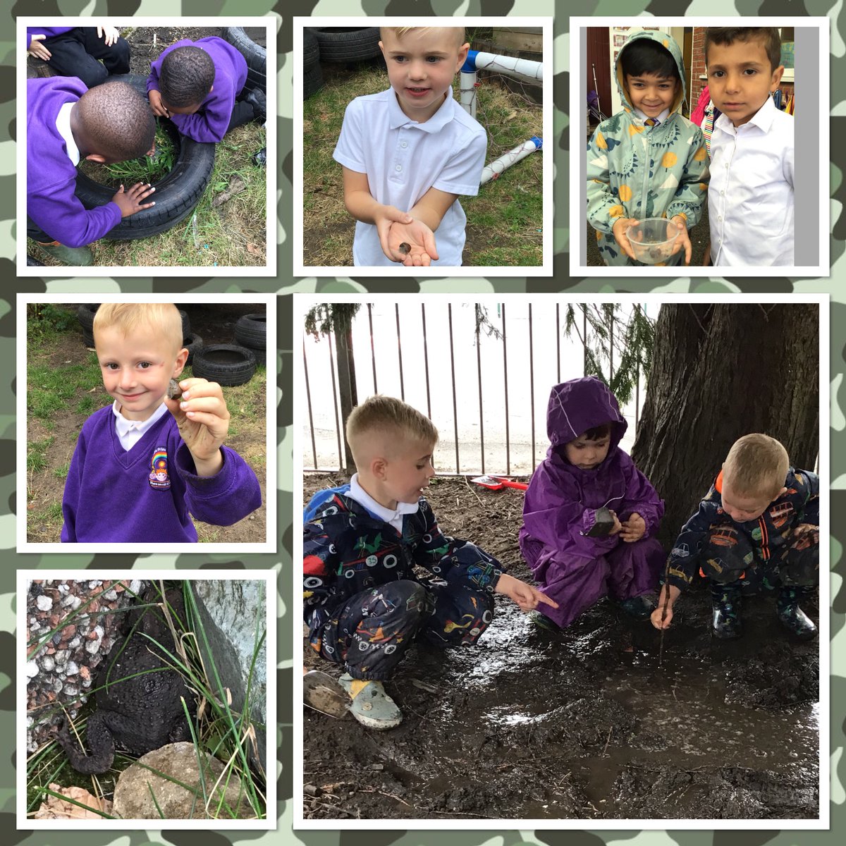 EyfsPrimary's tweet photo. Frogs, worms and mud pies! Amazing first hand experiences today 🤩#reception #minibeasts #investigate #messyplay #rps https://t.co/Nh05TL5oSq