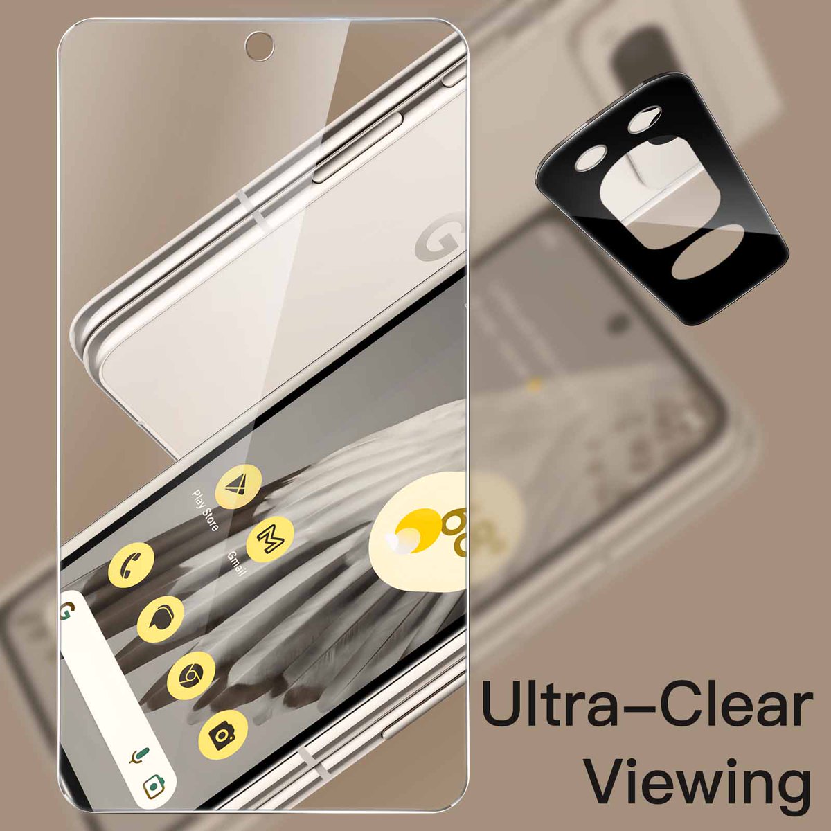 JETech_US's tweet image. 👉Front Screen Protector &amp;amp; Camera Lens Protector for Google Pixel Fold 2023👇
🎈Promise clear viewing and highly responsive touching experiences
🎈There is suitable edge space for case to wrap around
#CameraLensProtector
From: amzn.to/46qF9wo
Shop: amzn.to/45yaNHM