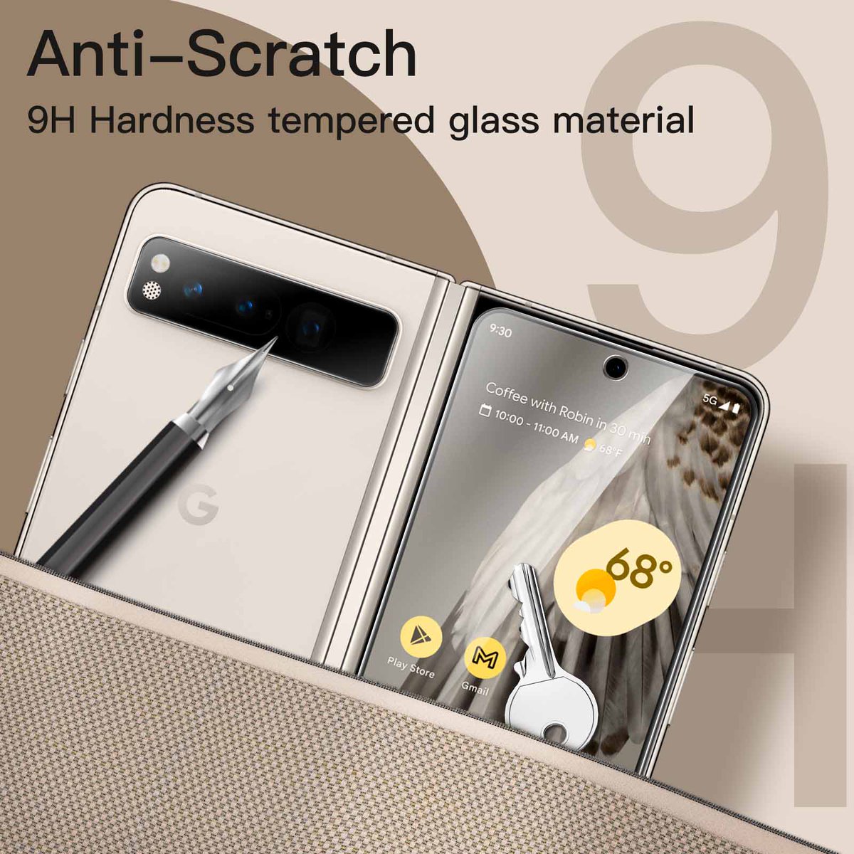 JETech_US's tweet image. 👉Front Screen Protector &amp;amp; Camera Lens Protector for Google Pixel Fold 2023👇
🎈Promise clear viewing and highly responsive touching experiences
🎈There is suitable edge space for case to wrap around
#CameraLensProtector
From: amzn.to/46qF9wo
Shop: amzn.to/45yaNHM