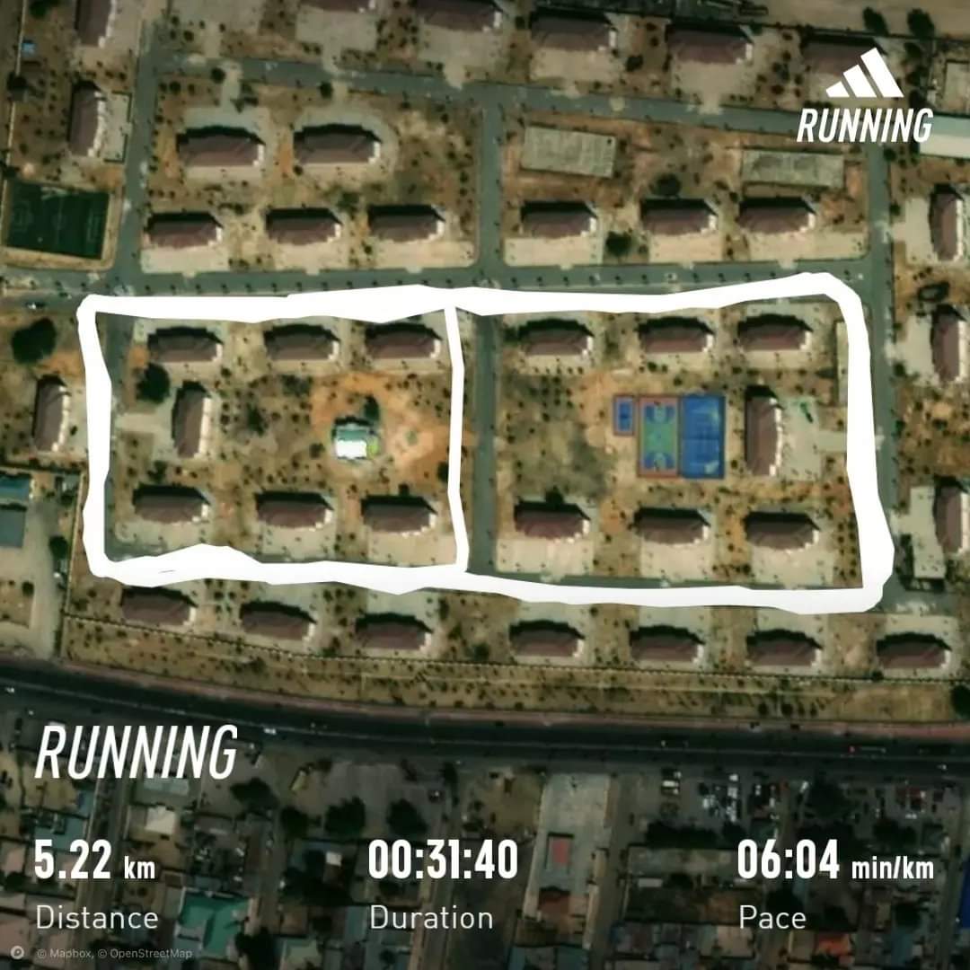 Today's run completed. 

#Fit40s 

#naijaFittest #runner #nikeplus #fitfam #strava #GoogleFit #itsAmarathon #ItsALifestyle #IamAccountable #yourturn #runchat #runtastic🔥 

😎👌🏽💪🏽🇳🇬🔥🏃‍♂️