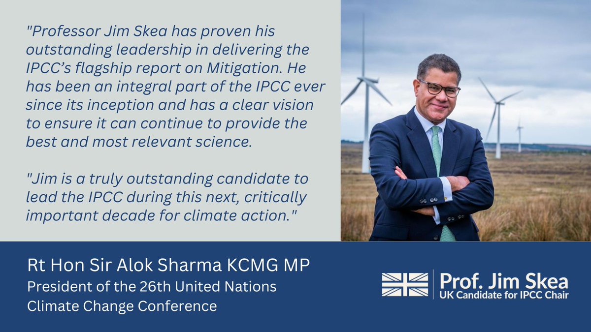 Thank you @AlokSharma_RDG. My mission will include bringing forth the best and most relevant science on #climatechange to mitigate its impact.