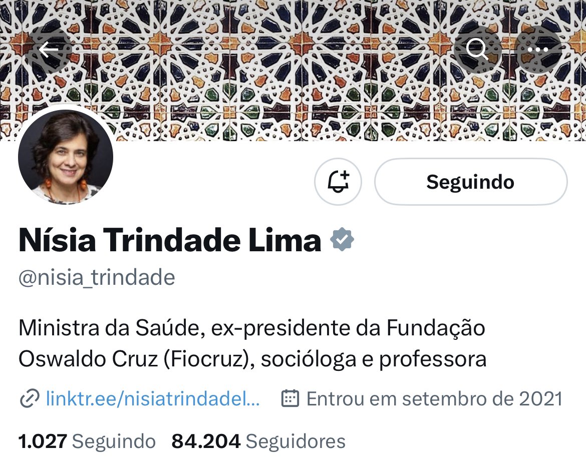 CandidaCe85's tweet photo. Bom dia!
Que vcs acham de seguirem a ministra da saúde aqui no Twitter? Vamos dar engajamento para ela e mostrar pro Centrão quem tem força nessa bodega. https://t.co/AKNlGrIIYV