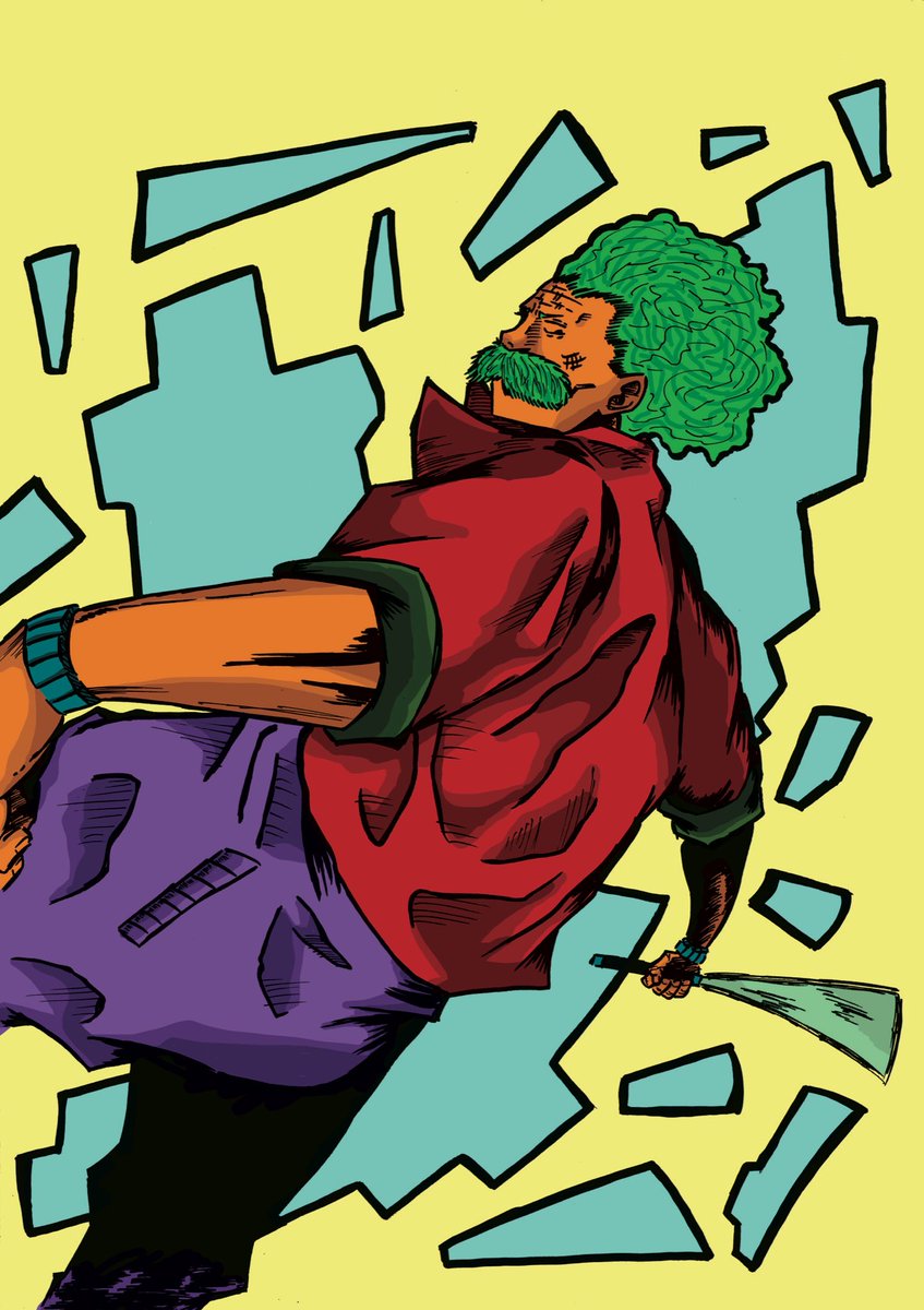 Ousmane35286010's tweet photo. Disco/pop art illustration of a grandpa ready to break mouths.

#draw #drawing #manga #comics #mangaproject #comicsproject #illustration #design #art #artist #creative #design #photoshop #brushpen #gpen #ink #doodle #charadesign #characterdesign https://t.co/Q0TgTVy5Np