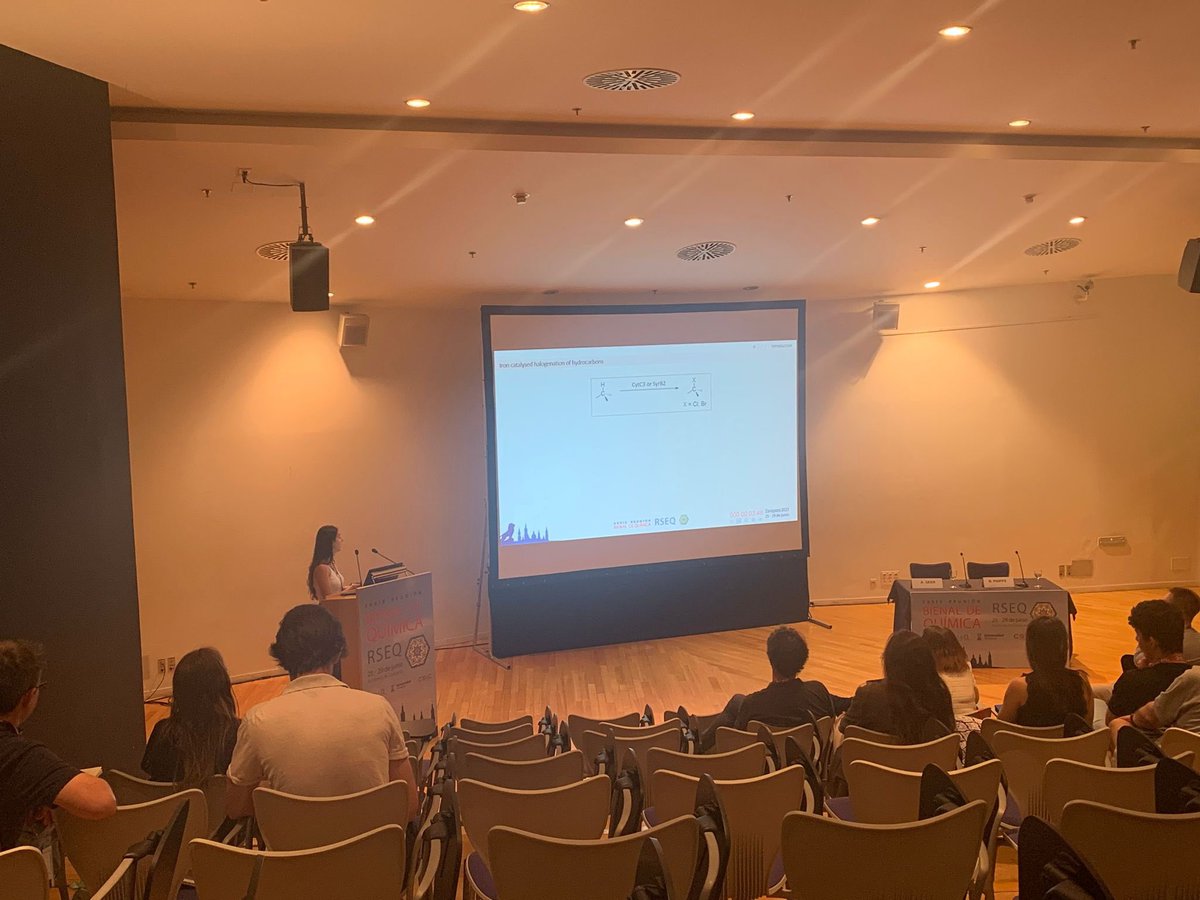 QBIS-CAT Research Group (@qbiscat_udg) on Twitter photo .<a href="/neus_pv/">Neus Pagès</a>, PhD student in our group, is presenting her work on iron-catalyzed C-H halogenation in @BQZ2023. This afternoon, further discussion and insights in the poster session. Congratulations Neus!
<a href="/udgdoctorat/">Escola de Doctorat de la UdG</a> <a href="/IQCCUdG/">IQCC UdG</a> <a href="/UdGRecerca/">UdG Recerca</a> .<a href="/neus_pv/">Neus Pagès</a>, PhD student in our group, is presenting her work on iron-catalyzed C-H halogenation in @BQZ2023. This afternoon, further discussion and insights in the poster session. Congratulations Neus!
<a href="/udgdoctorat/">Escola de Doctorat de la UdG</a> <a href="/IQCCUdG/">IQCC UdG</a> <a href="/UdGRecerca/">UdG Recerca</a>