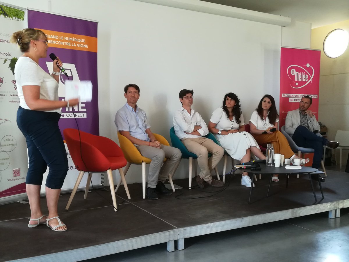 Table ronde : <a href="/Transformation/">ethan</a> <a href="/digitale/">Digitale</a> quels enjeux et solutions pour la filière vitivinicole ? avec <a href="/Fberthu/">Franck BERTHU</a> et #ÉlodieleDrean <a href="/ADOCC_/">AD'OCC</a>