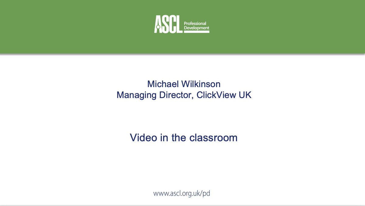 Delighted to have just delivered a PD webinar to @ASCL_UK Leaders, on behalf of @ClickViewUK hosted by @tiffnieharris addressing the use of video; alongside workload and safeguarding issues schools are seeing today, brought to life with @TeacherTapp data