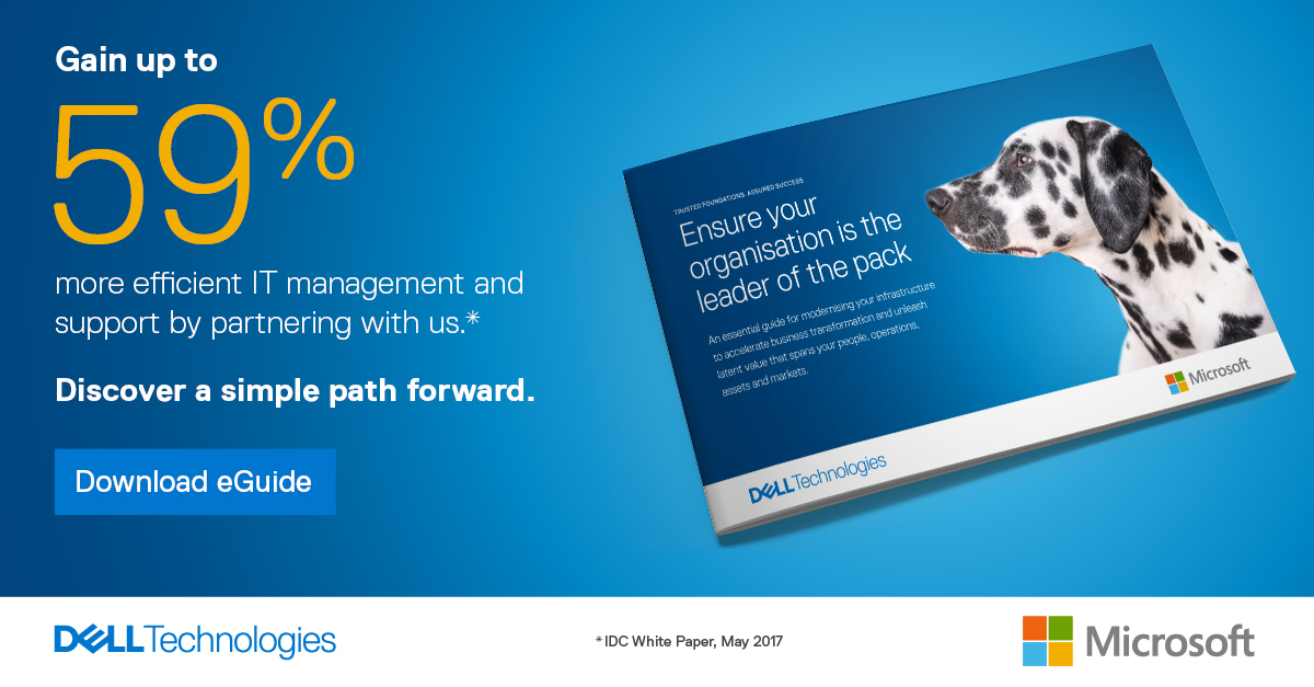 Optimising your IT management time can unlock a wealth of new opportunities. Download our eGuide to find out how a modern infrastructure can help you rise to the occasion. dell.to/3qudZE0 

#iWork4Dell