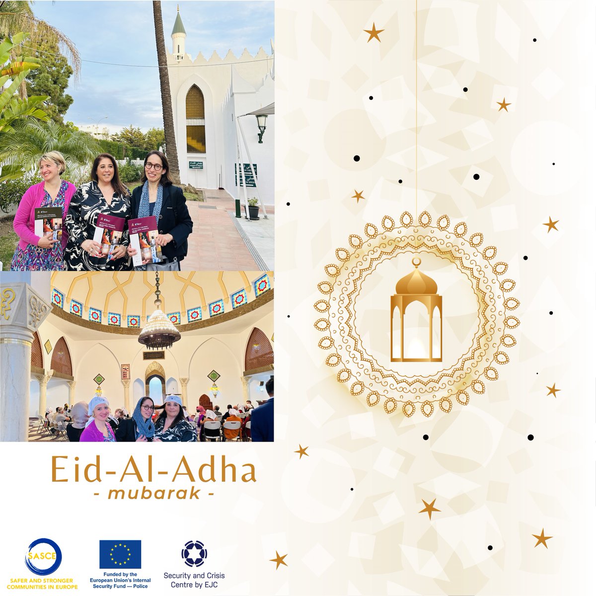 SaccEjc's tweet photo. Eid Mubarak! 
Starting today until 01/07/23, our Muslim friends celebrate Eid Al-Adha (Aïd Al-Kebir). 
@SaccEjc Team and @SASCE_EU send warm wishes of peace, happiness, &amp; prosperity to all our partners and to the community members. 
May these days fill your homes with joy! https://t.co/bRQvrIxWSu
