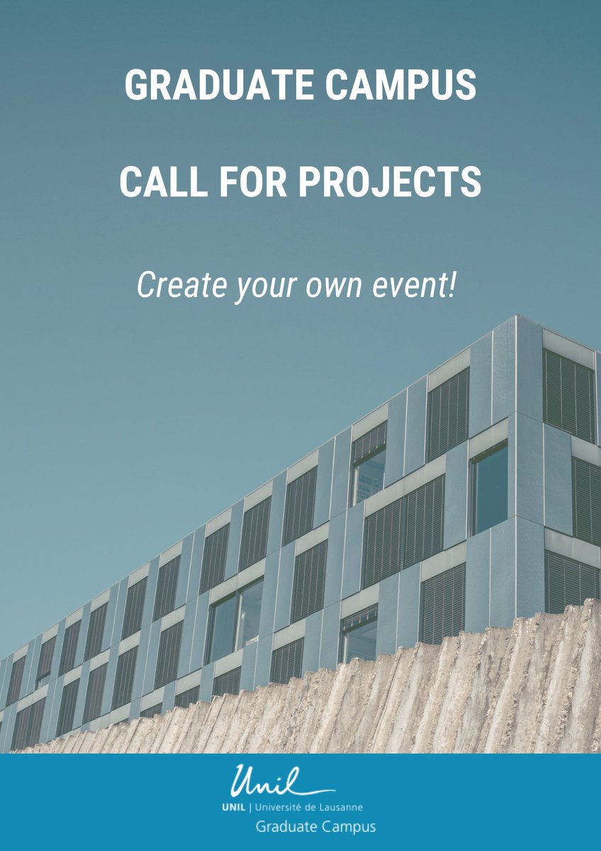 Create your own event!

The call for projects is a tool for you to create an event that brings together other early career researchers of UNIL, CHUV and Unisanté, no matter what their research domains might be.

Download our information brochure ⬇️
unil.ch/graduatecampus…