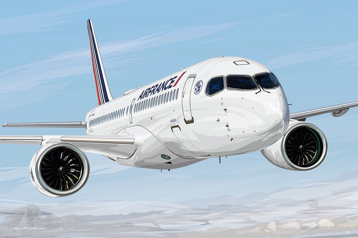 Airbus A220 – le petit nouveau de chez Air France – Illustration numérique au stylet – Tirages d’art limités disponibles sur la boutique damiencharrit.com/products/a220-…
#avgeeks #airbus #airfrance #illustration #aviationlife