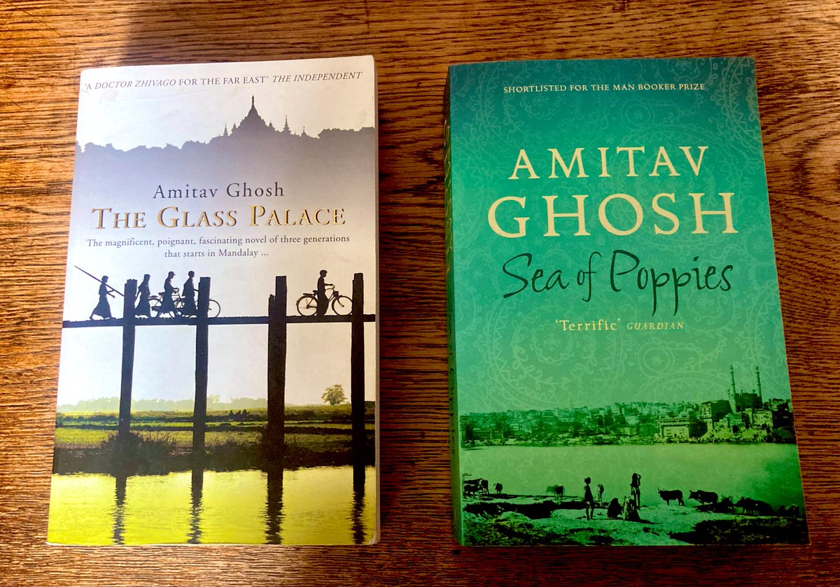 Excited to start my next #BookClub read #SeaOfPoppies as I loved #TheGlassPalace @GhoshAmitav. Thank you very much @Bookwells for ordering this book in for me #shoplocal #indiebookshops #booksaremybag @booksaremybag