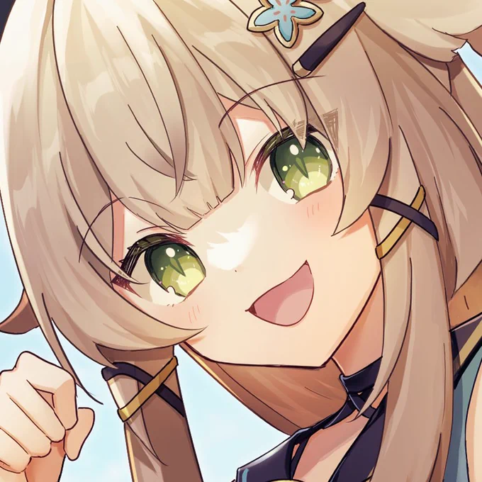 #ほっぺの斜線は可愛い 小さめに数本入れるの好き