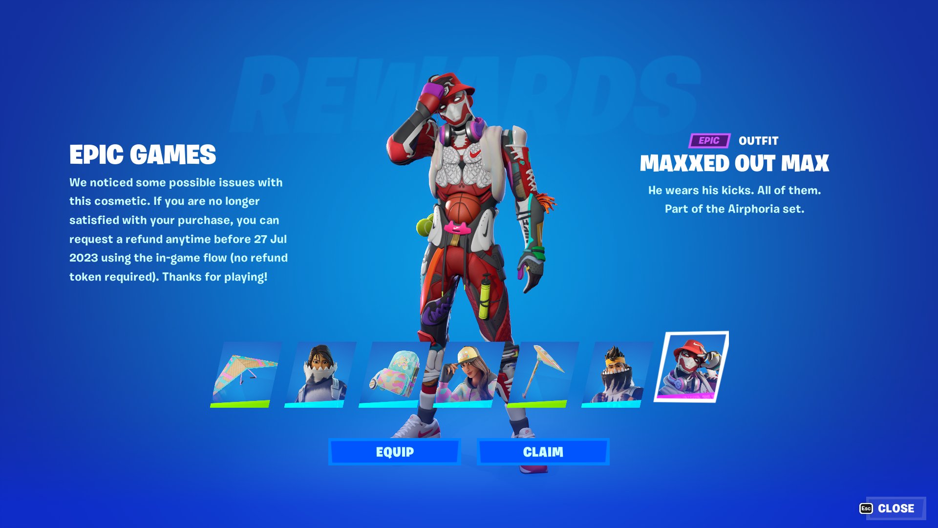 Is anybody having issues refunding the Maxed Out Max bundle/skin (read  caption) : r/FortNiteBR