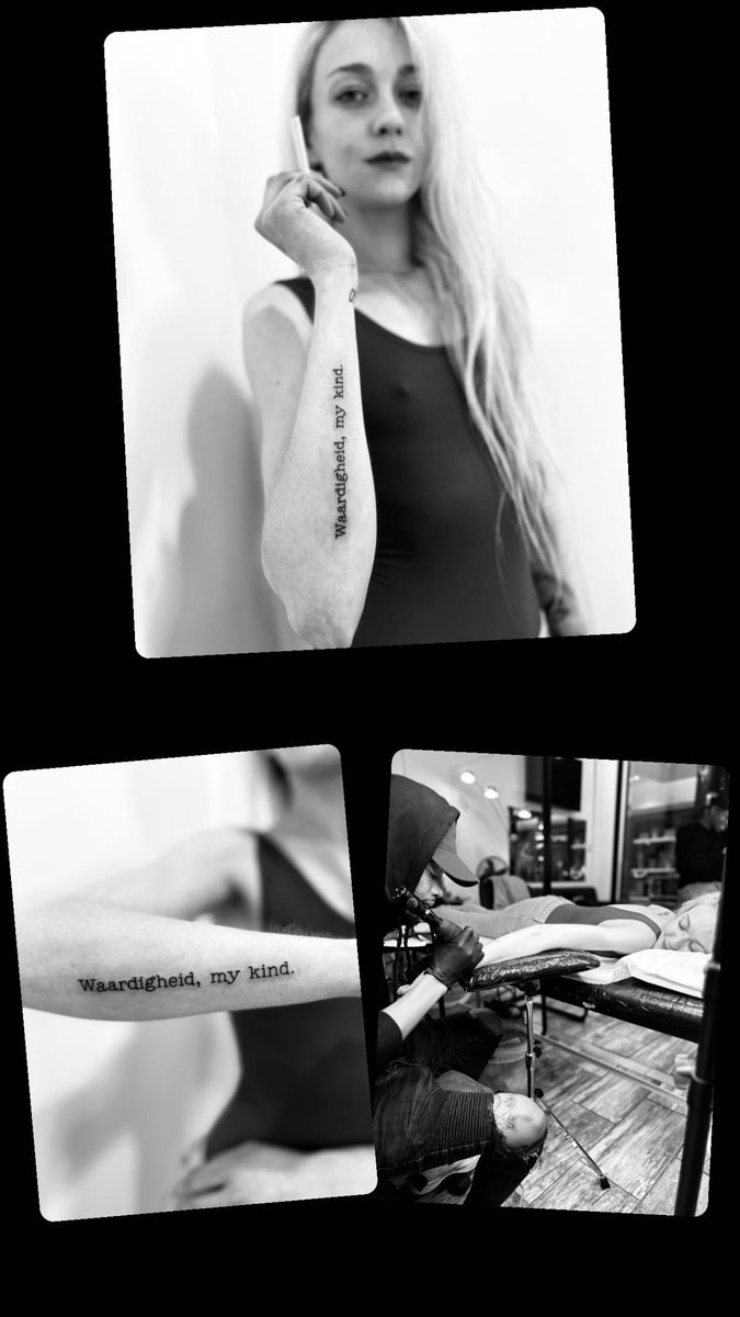 goms_ink's tweet photo. “waardigheid, my kind. “🚬🔞 
thanks to @piyabotha for this cool ink https://t.co/sqq62gyxDn