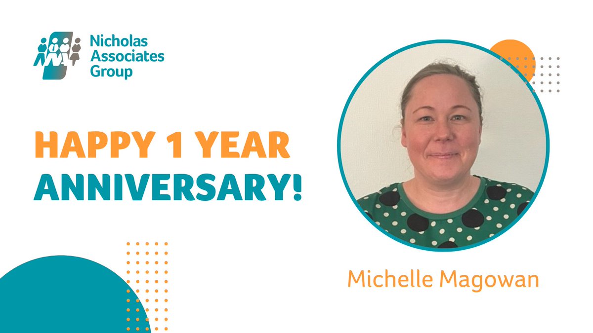 Today Michelle Magowan celebrates 1 year with us 🏆⠀
⠀
Thank you for your continued service and dedication to Nicholas Associates Group! 🎉⠀
⠀
#workanniversary #employeeappreciation