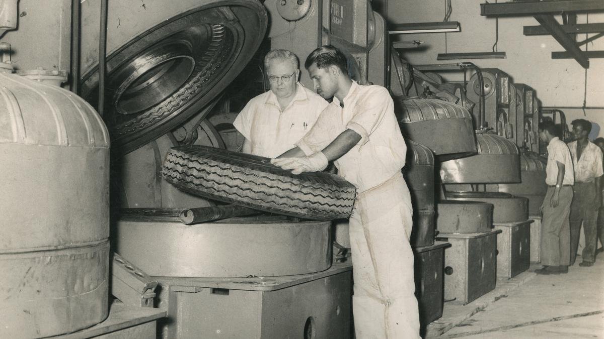 StocktwitsIndia's tweet image. The Incredible Journey of MRF&apos;s Stock Price to INR 100,000 💰

1/ Buckle up, folks! We will look through the history of MRF&apos;s stock price of how it soared to an unbelievable INR 100,000! 🚀

PS. What does MRF stands for? 👀