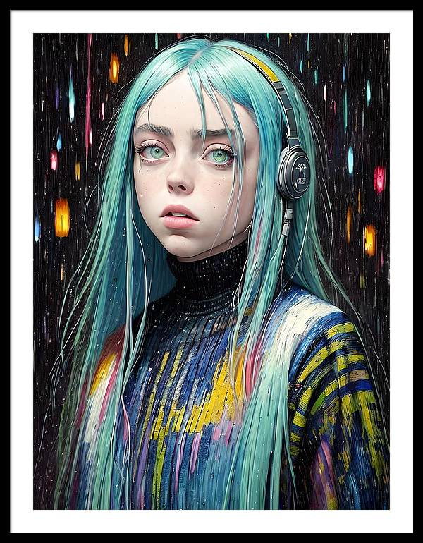 ᗷᒪIᔕᔕ Oᖴ ᗩᖇT 🎨 on Twitter "billie eilish ai art https//fineartamerica