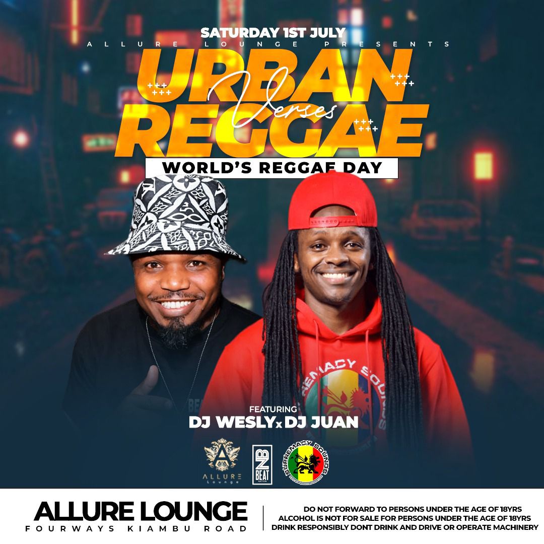 Beat Nation (@beatnationkenya) on Twitter photo This Saturday July 1st at The Allure Lounge, we take it to Jam Town 🇯🇲🇯🇲 with <a href="/WesleyTheeDj/">WesleyTheeDj</a> & DJ Juan. #BeatNationKenya This Saturday July 1st at The Allure Lounge, we take it to Jam Town 🇯🇲🇯🇲 with <a href="/WesleyTheeDj/">WesleyTheeDj</a> & DJ Juan. #BeatNationKenya