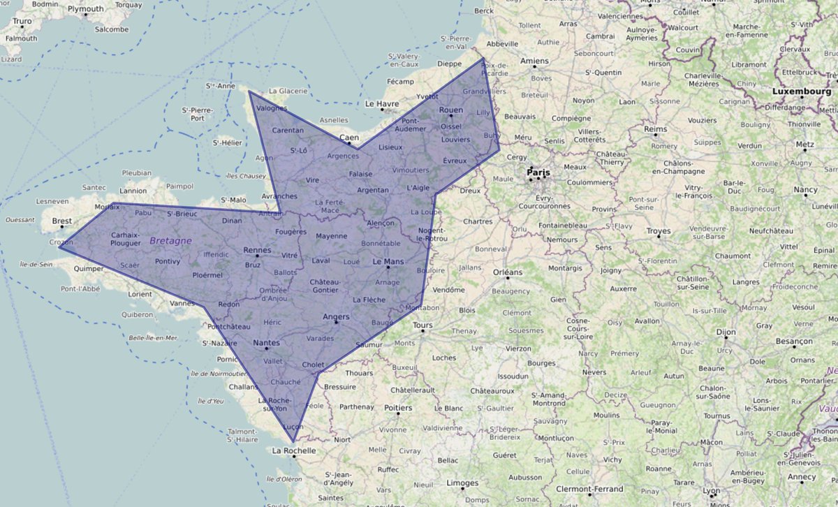 En 2 semaines, il faut ajouter l'équivalent de la surface de la Normandie partie en fumée au #Canada dans les feux de forêt #CanadaFires Nous sommes à +7,1 millions d'hectares, imaginer de Brest à Rouen à La Rochelle, avec des cendres et une terre brulée à perte de vue 🔥