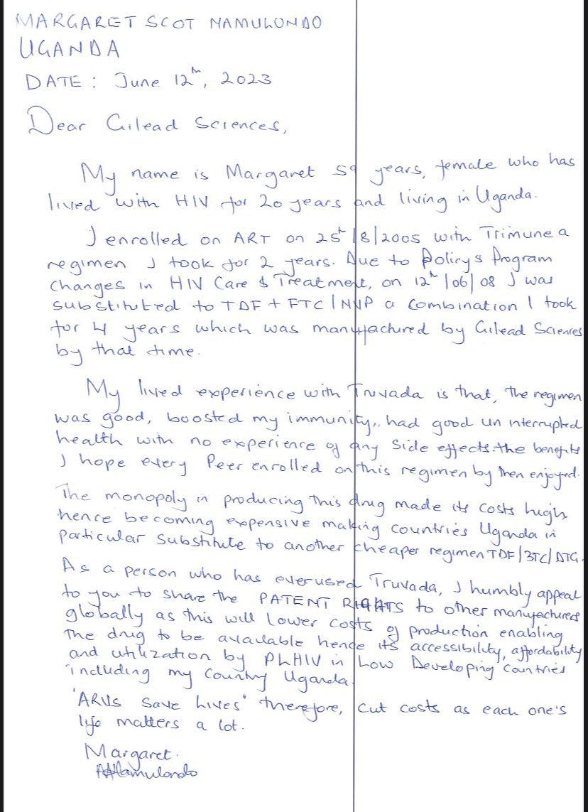 @GileadSciences must be held accountable for arbitrarily placing a price on who lives and who dies by keeping the most effective, modern, and lifesaving medicines out of reach of millions of people in low- and middle-income countries,
#StopPharmaGreed 
#PeopleBeforeProfits