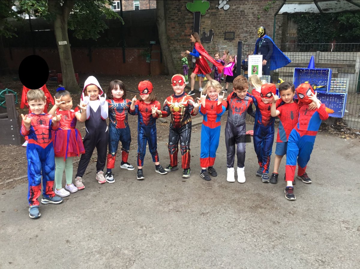 st_michaels_ham's tweet photo. A few snaps from our Super Hero day! 🦸🦸‍♀️🤩👏 #SMITHReception https://t.co/vd9qD7r1qI