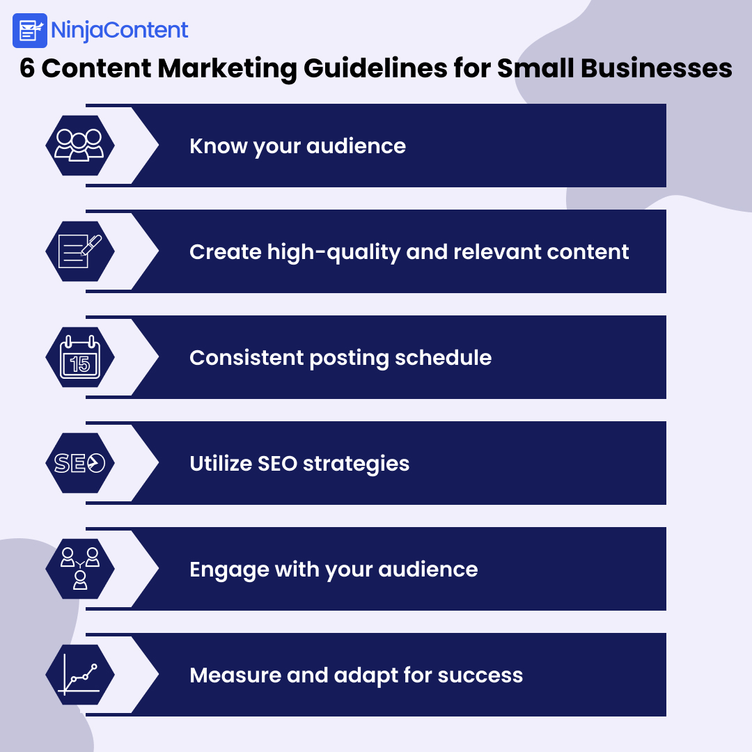 NinjaContent500's tweet photo. Learn the essential content marketing guidelines to captivate your audience, build brand awareness, and drive business growth!

Create compelling content that speaks to your target audience and watch your business soar!

#ContentMarketing #NinjaContent #ContentPlannerSoftware https://t.co/l0eUP7cbnn