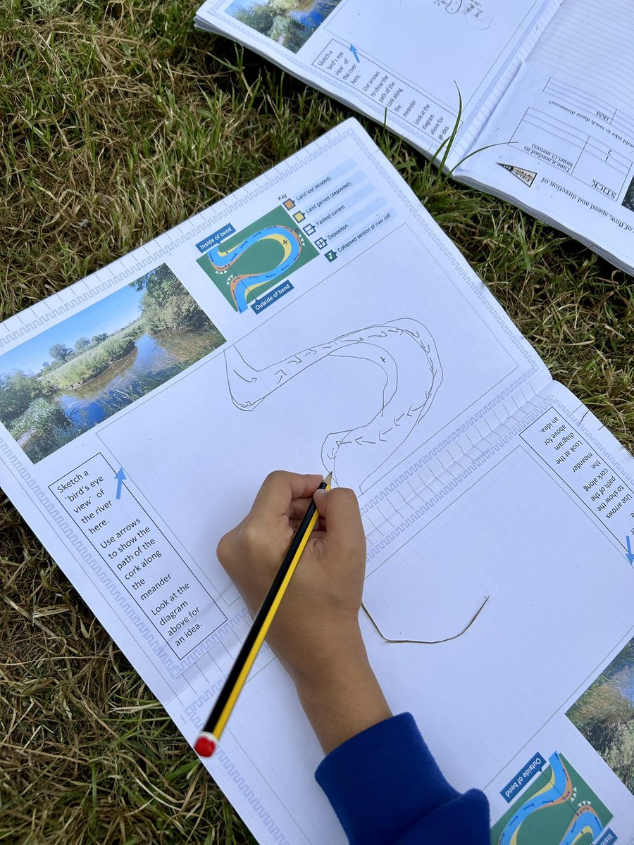 QueensCofE's tweet photo. Year 4 river study #riveranker #meander #erosion #current @MrKidd93 @misskthomas_ https://t.co/ArXWCFmHTu