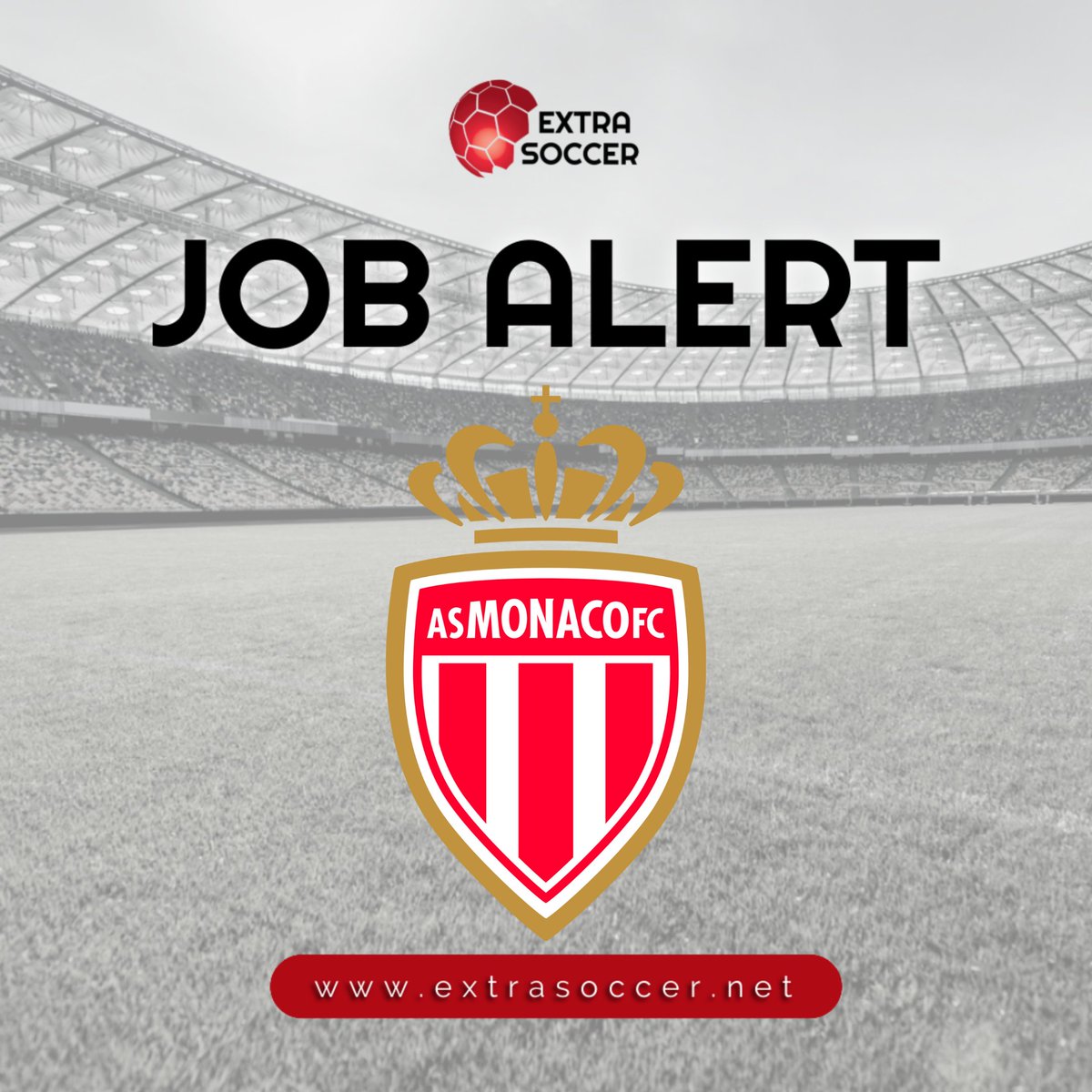 🚨⚽  𝙉𝙀𝙒 𝙅𝙊𝘽 𝘼𝙇𝙀𝙍𝙏! 📣 

AS Monaco 🇫🇷
Sport Scientist

Link 👉 extrasoccer.net/soccer-jobs

🌐 extrasoccer.net/membership

#football #soccer #recruiting #jobs #footballjobs #soccerjobs #vacancies #footballcoach #asmonaco #france